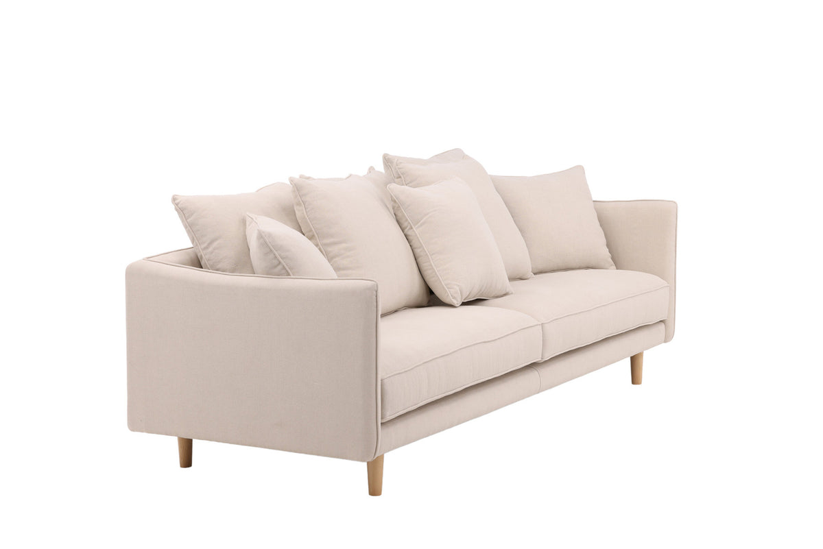 Segelskären Sofa in Beige präsentiert im Onlineshop von KAQTU Design AG. 3er Sofa ist von Vind