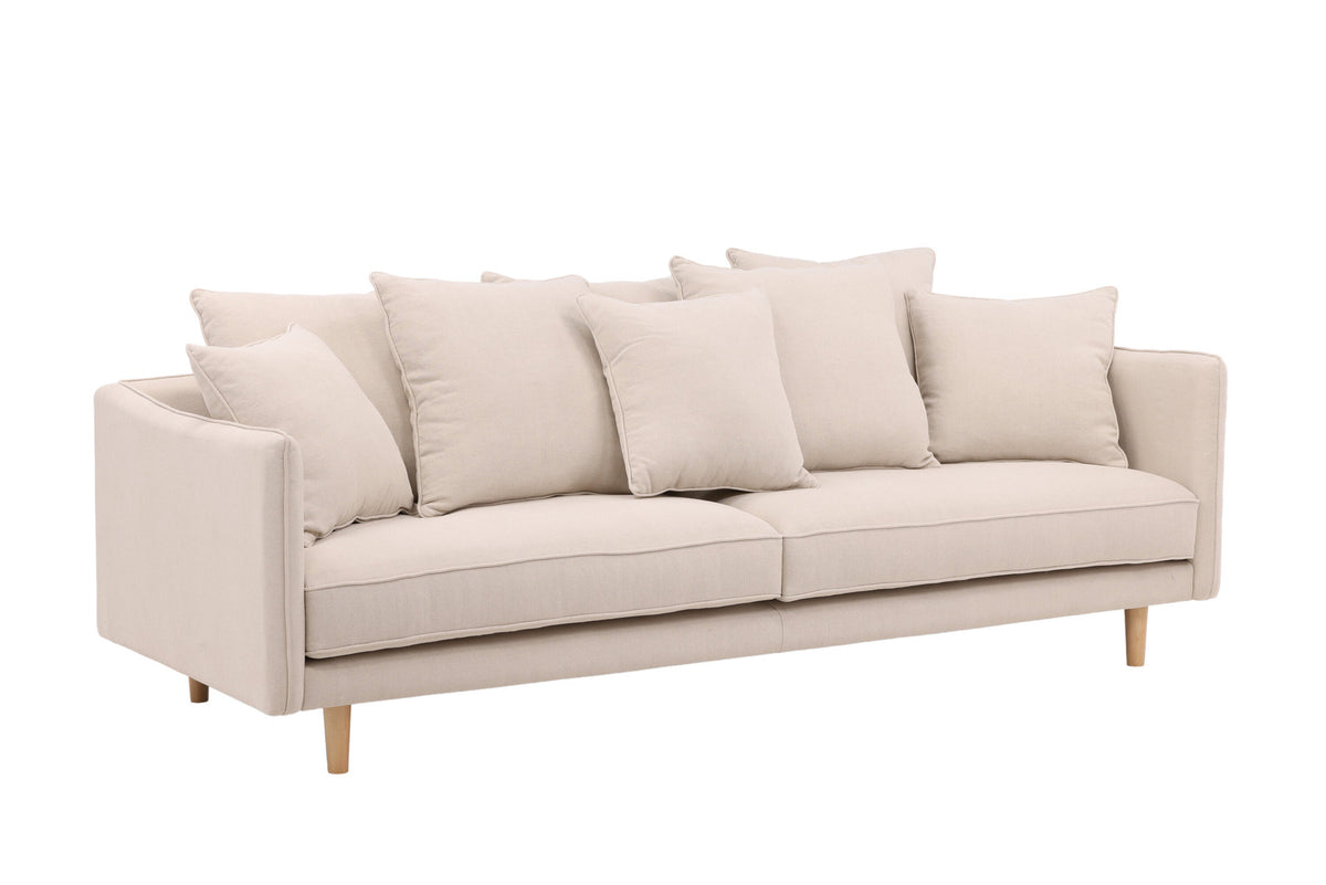 Segelskären Sofa in Beige präsentiert im Onlineshop von KAQTU Design AG. 3er Sofa ist von Vind