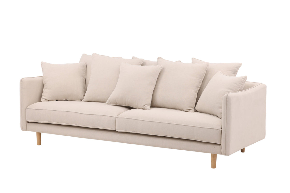 Segelskären Sofa in Beige präsentiert im Onlineshop von KAQTU Design AG. 3er Sofa ist von Vind
