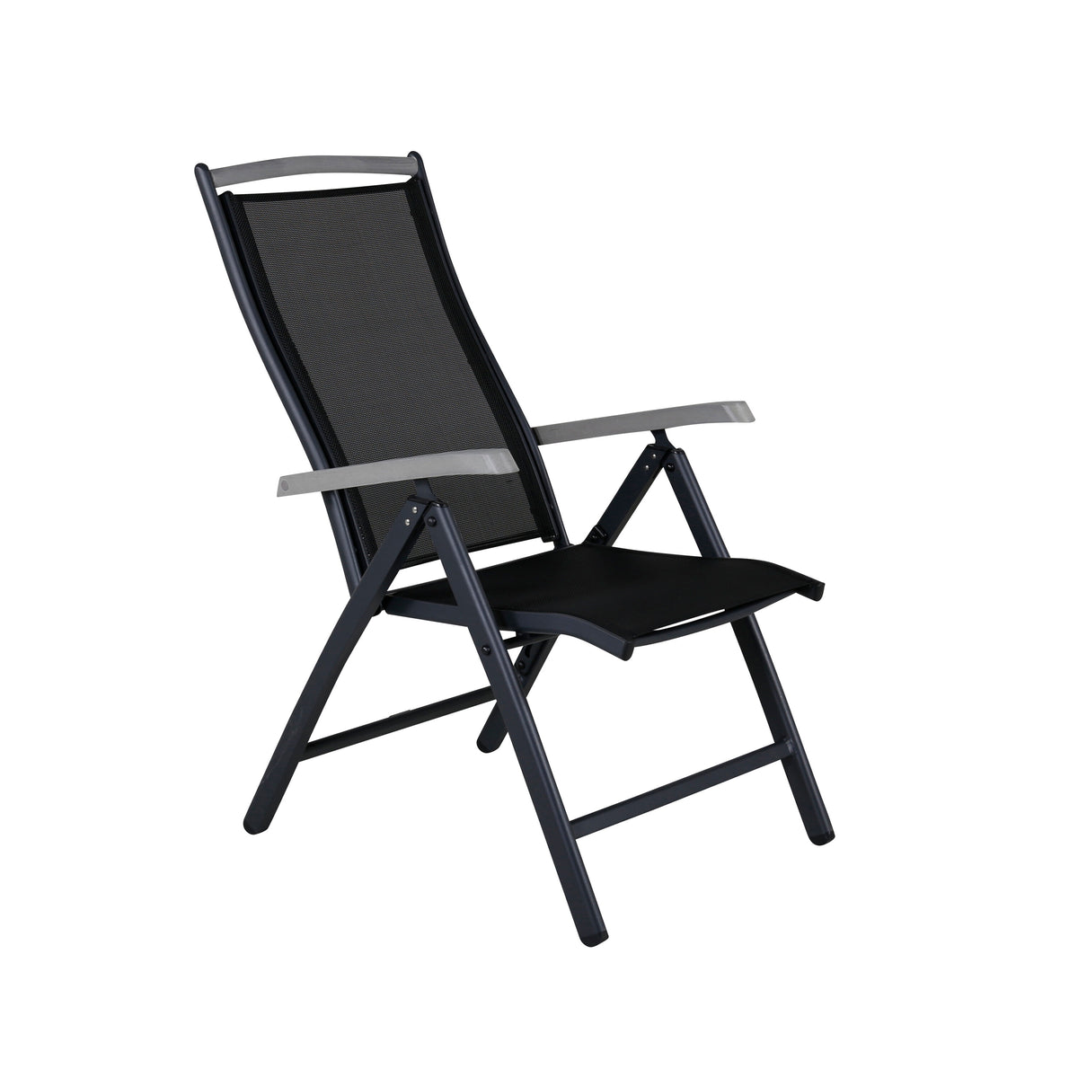 Albany Stuhl in Schwarz präsentiert im Onlineshop von KAQTU Design AG. Gartenstuhl mit Armlehnen ist von Venture Home