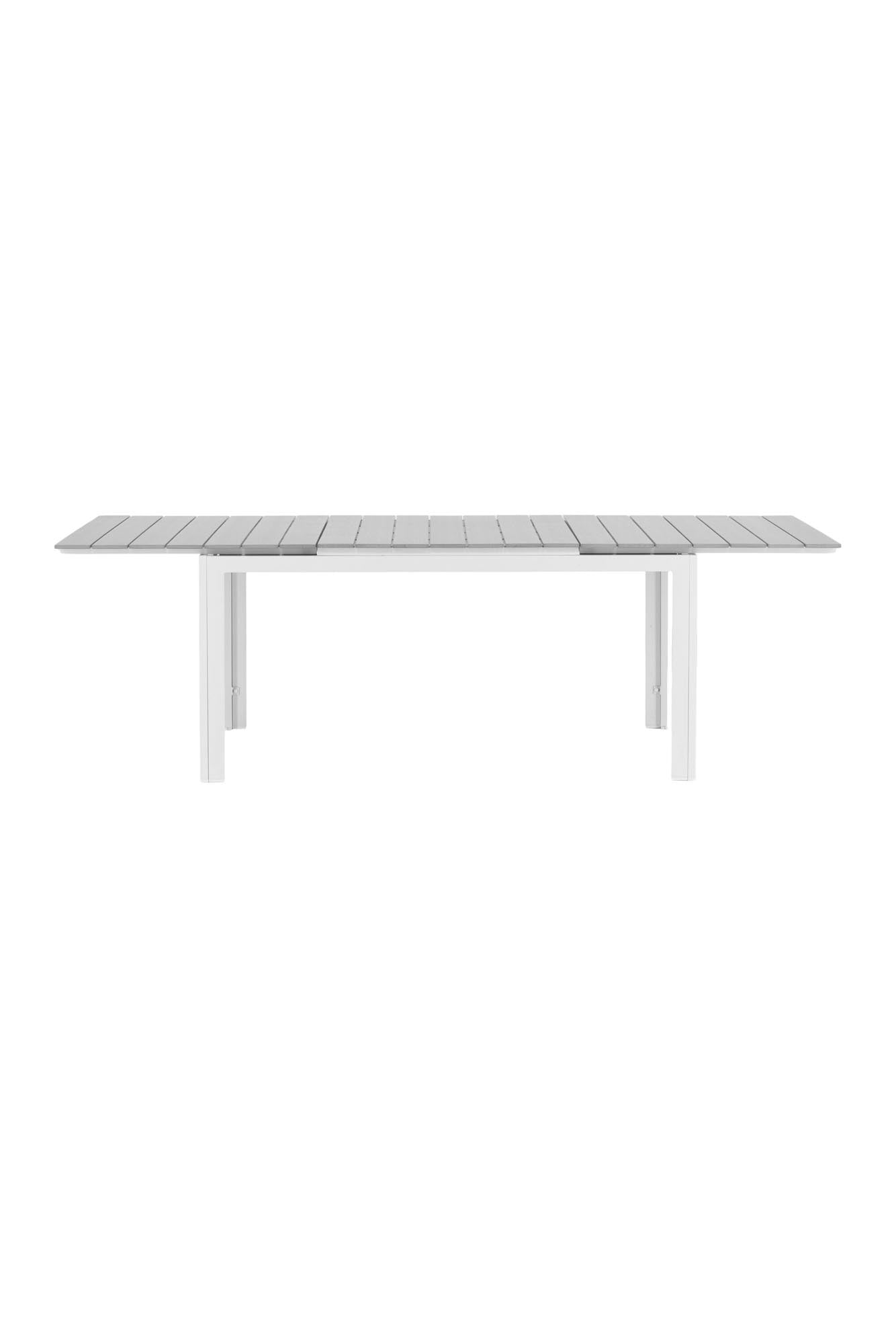 Moderner, ausziehbarer Gartentisch von Venture Home, ideal für stilvolle Aussenbereiche, flexibel von 100 bis 150 cm.