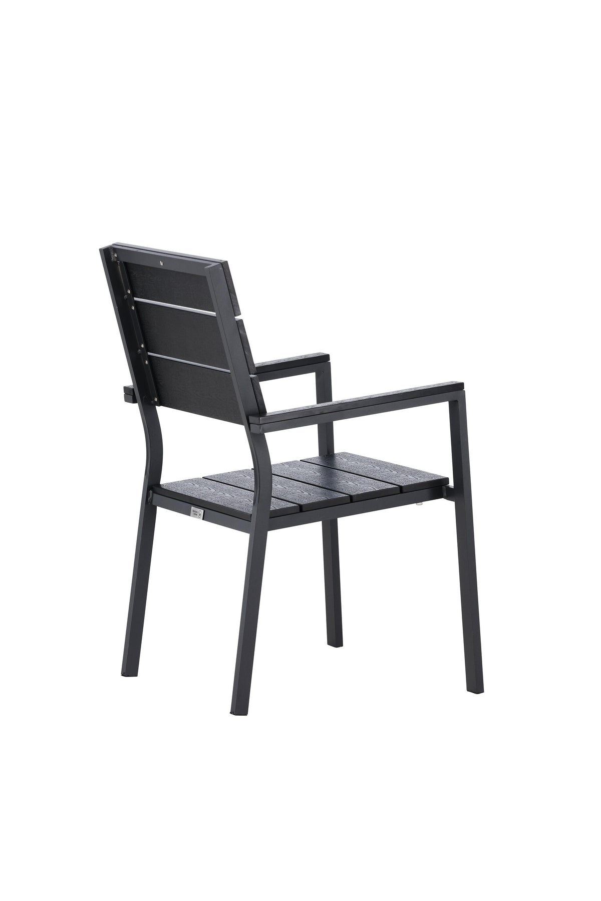 Levels Gartenstuhl in Schwarz präsentiert im Onlineshop von KAQTU Design AG. Gartenstuhl mit Armlehnen ist von Venture Home