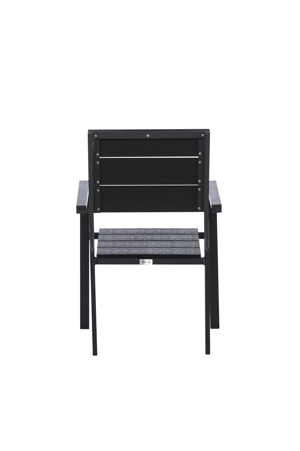 Levels Gartenstuhl in Schwarz präsentiert im Onlineshop von KAQTU Design AG. Gartenstuhl mit Armlehnen ist von Venture Home