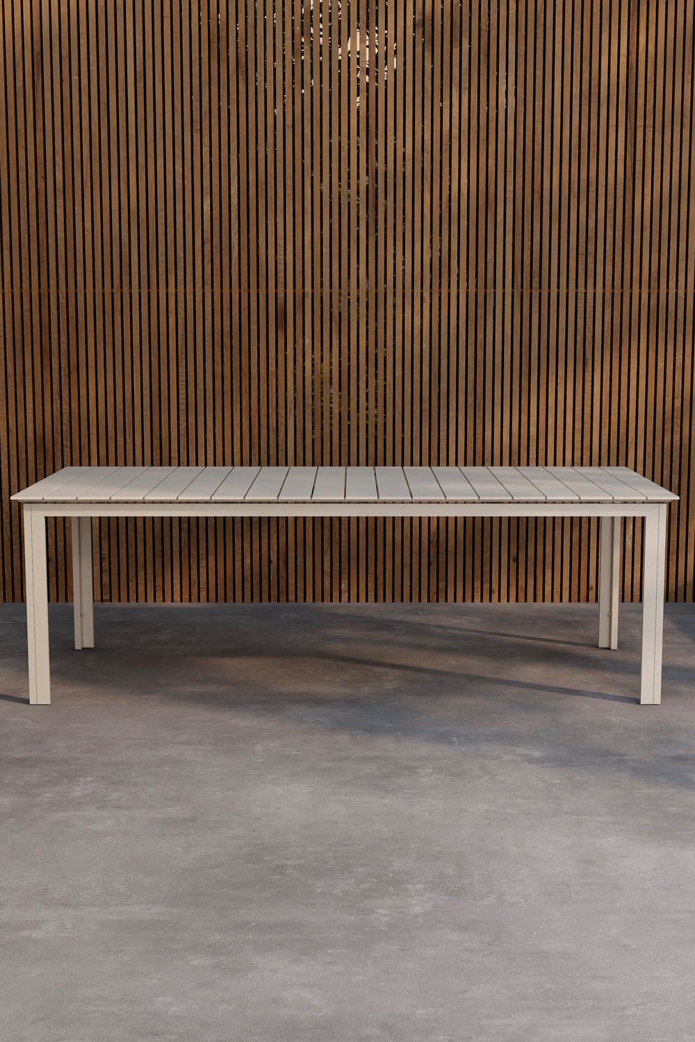 Levels Rechteckiger Esstisch in Beige präsentiert im Onlineshop von KAQTU Design AG. Gartentisch ist von Venture Home