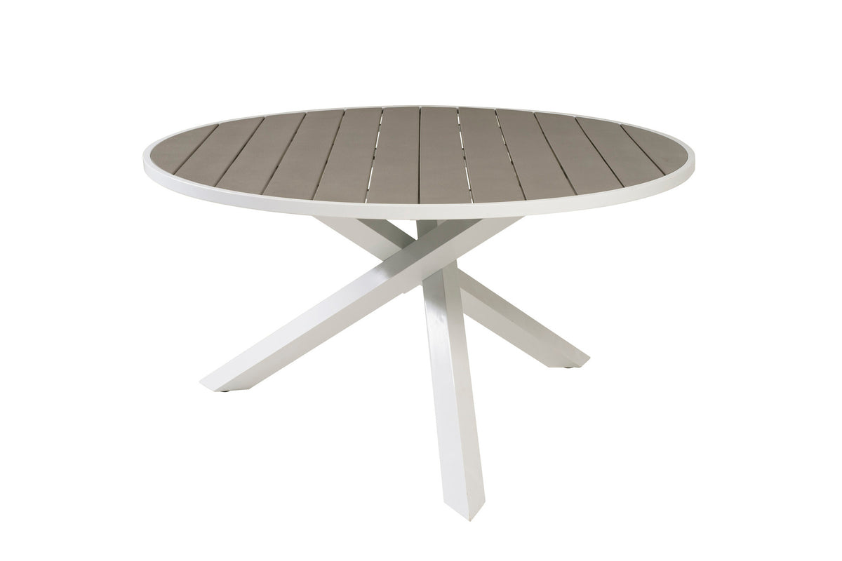 Parma Gartentisch rund in Weiss präsentiert im Onlineshop von KAQTU Design AG. Gartentisch ist von Venture Home