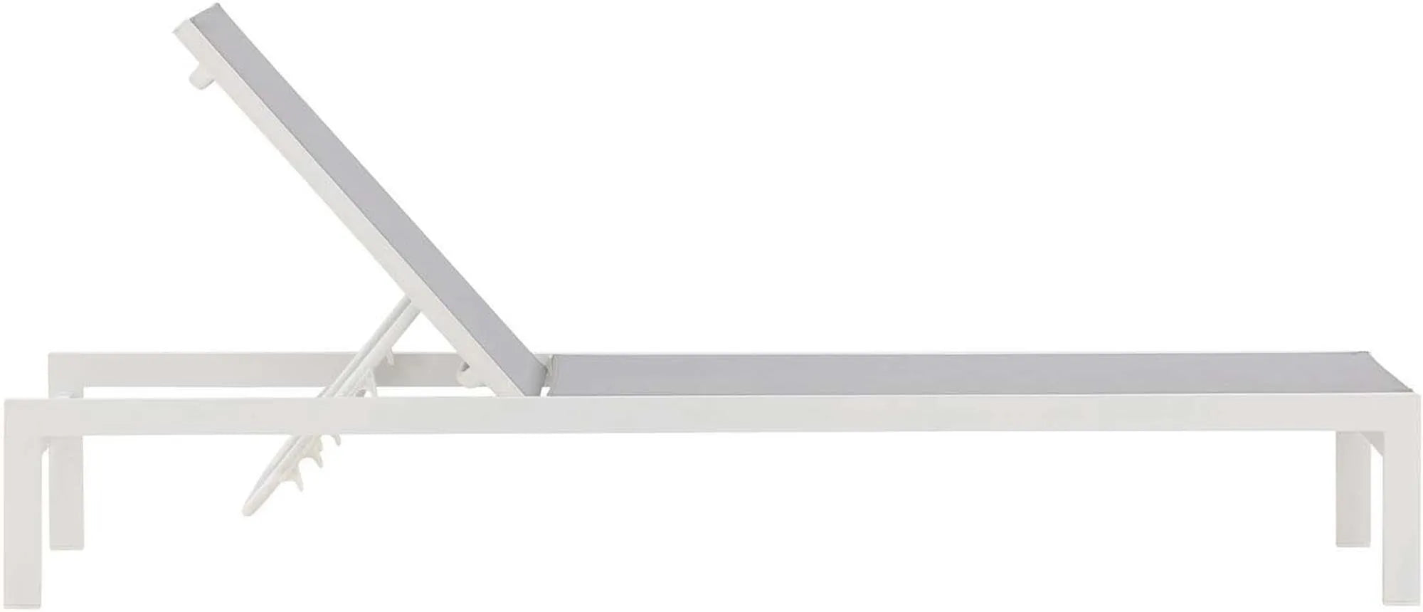 Elegante Sonnenliege aus Aluminium, wetterfest, ergonomisch, ideal für Garten und Terrasse. Stilvoller Komfort für entspannte Stunden.