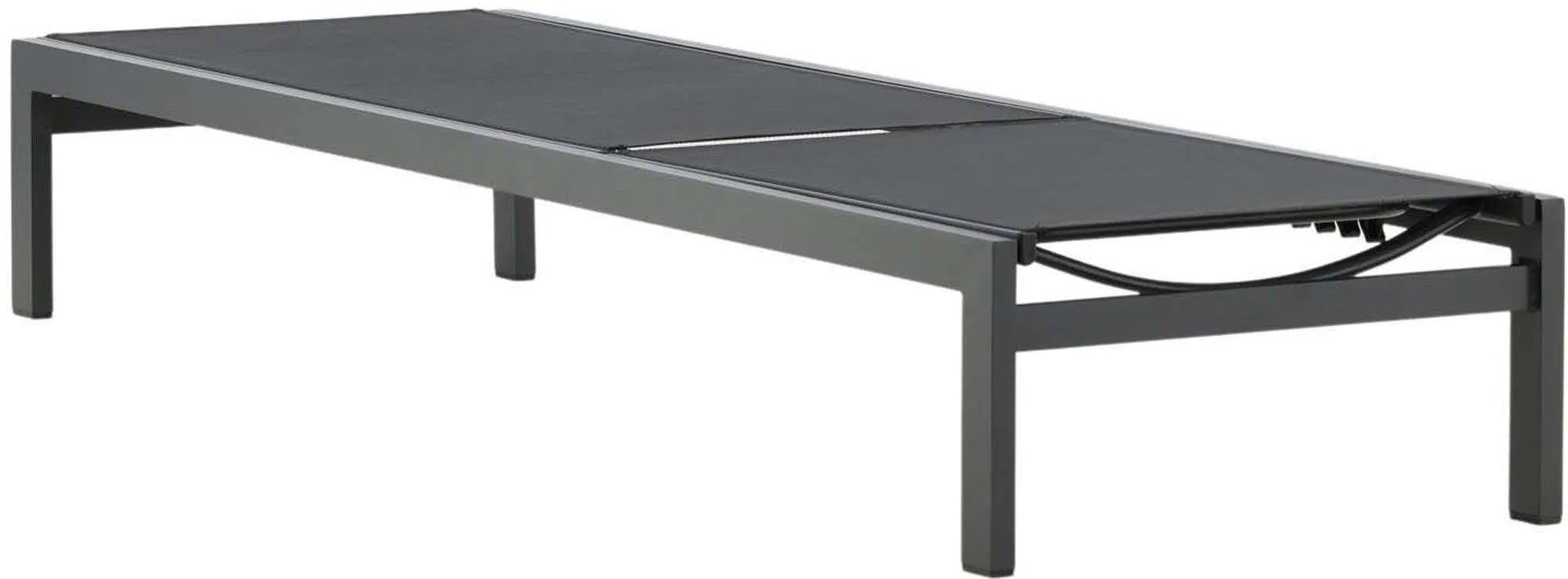 Elegante Sonnenliege aus Aluminium, wetterfest, ergonomisch, ideal für Garten und Terrasse. Stilvoller Komfort für entspannte Stunden.