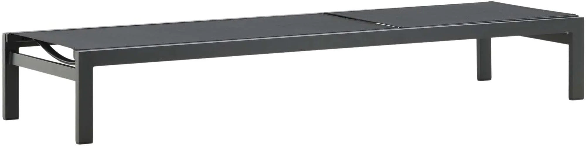 Elegante Sonnenliege aus Aluminium, wetterfest, ergonomisch, ideal für Garten und Terrasse. Stilvoller Komfort für entspannte Stunden.