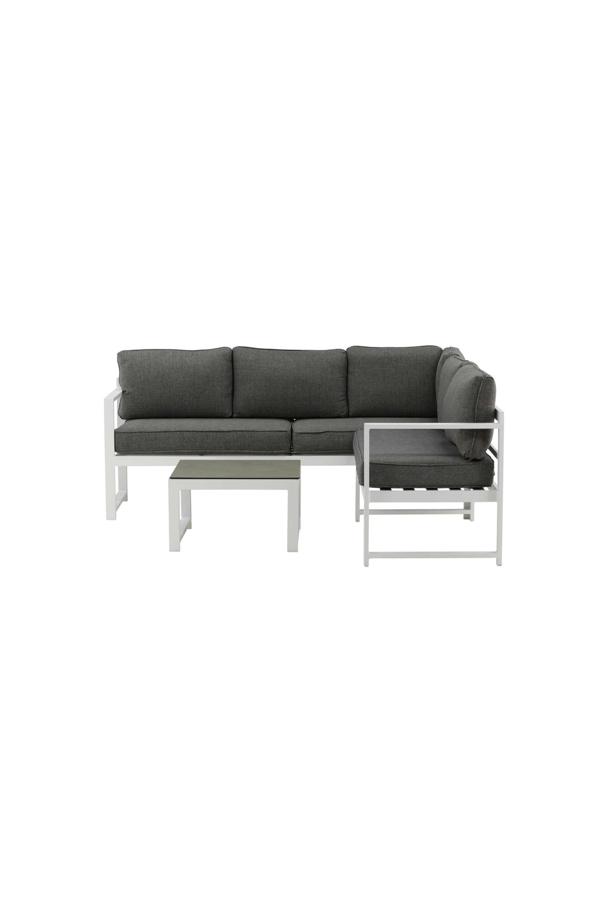 Salvador Ecksofa Outdoorset in Weiss präsentiert im Onlineshop von KAQTU Design AG. Loungeset ist von Venture Home
