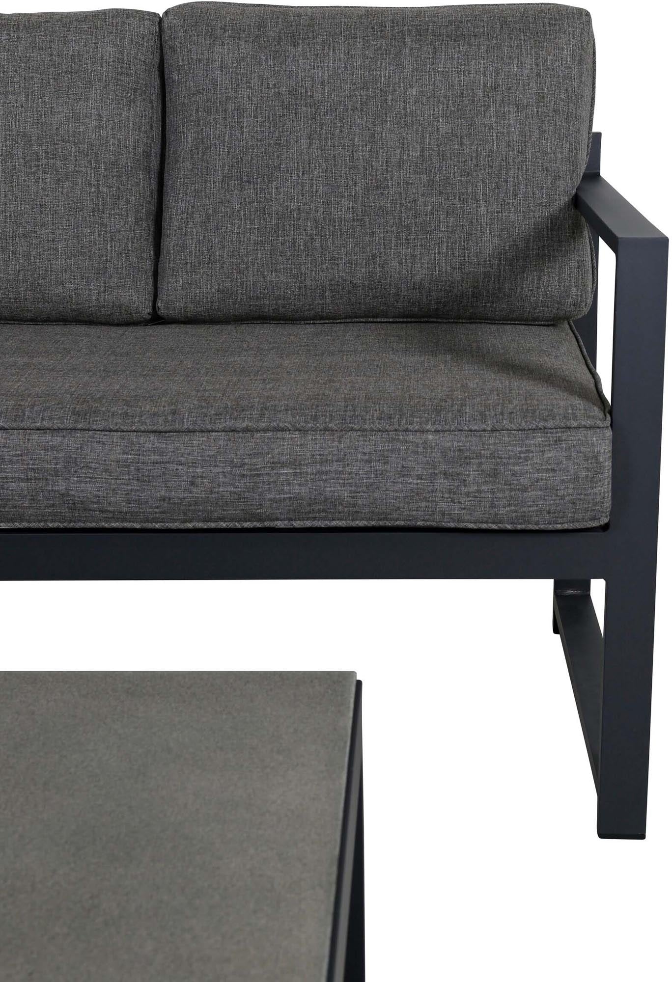 Salvador Ecksofa Outdoorset in Schwarz präsentiert im Onlineshop von KAQTU Design AG. Loungeset ist von Venture Home