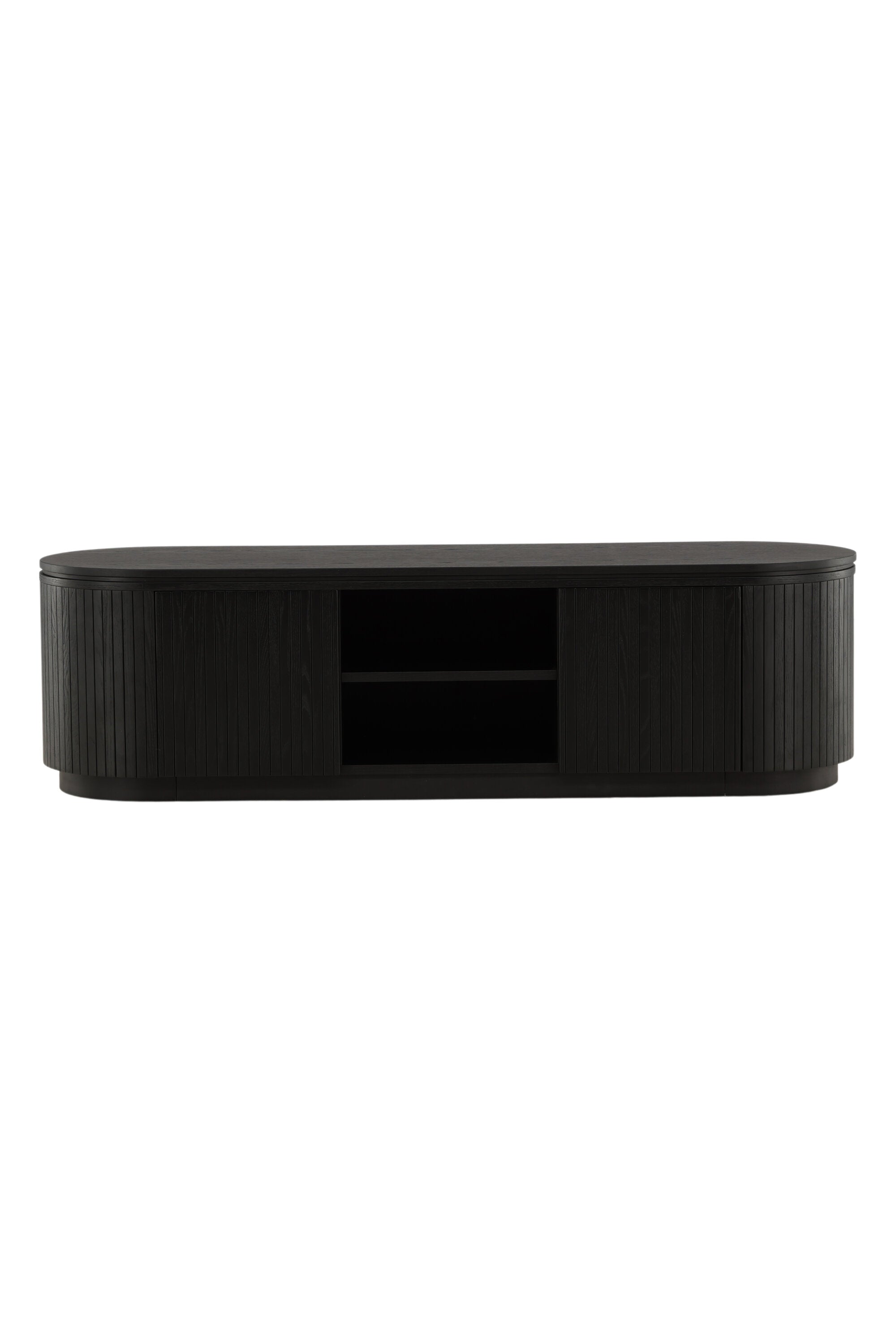 Fjällbacka TV Ständer in Schwarz präsentiert im Onlineshop von KAQTU Design AG. TV-Möbel ist von Vind