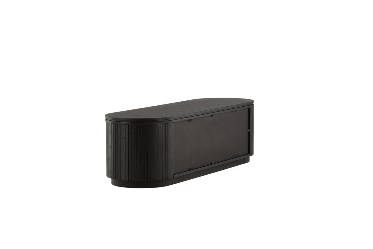 Fjällbacka TV Ständer in Schwarz präsentiert im Onlineshop von KAQTU Design AG. TV-Möbel ist von Vind