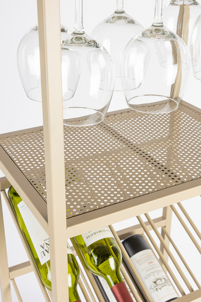 Wine Shelf Cantor S  in Beige präsentiert im Onlineshop von KAQTU Design AG. Weinregal ist von Zuiver