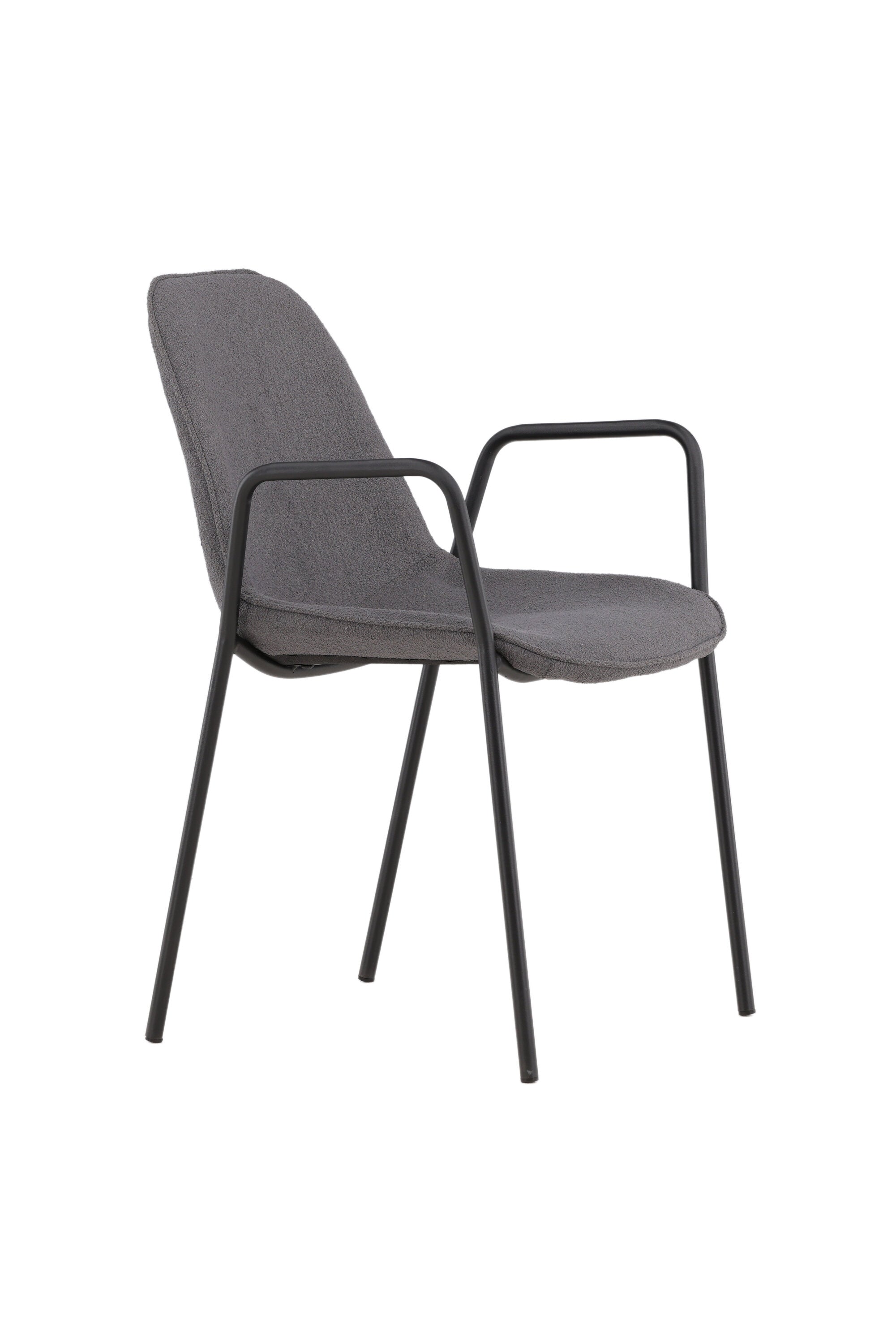 Klädesholmen Stuhl in Dunkelgrau präsentiert im Onlineshop von KAQTU Design AG. Stuhl mit Armlehne ist von Vind