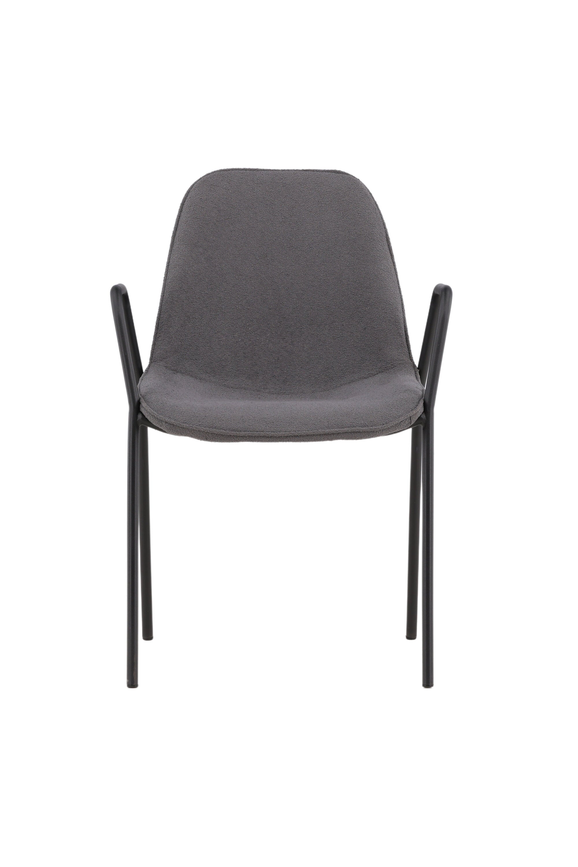 Klädesholmen Stuhl in Dunkelgrau präsentiert im Onlineshop von KAQTU Design AG. Stuhl mit Armlehne ist von Vind