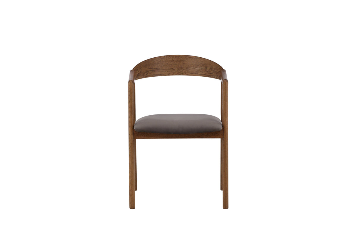 Långön Esszimmerstuhl in Braun präsentiert im Onlineshop von KAQTU Design AG. Stuhl mit Armlehne ist von Vind