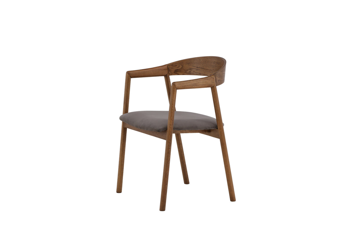Långön Esszimmerstuhl in Braun präsentiert im Onlineshop von KAQTU Design AG. Stuhl mit Armlehne ist von Vind