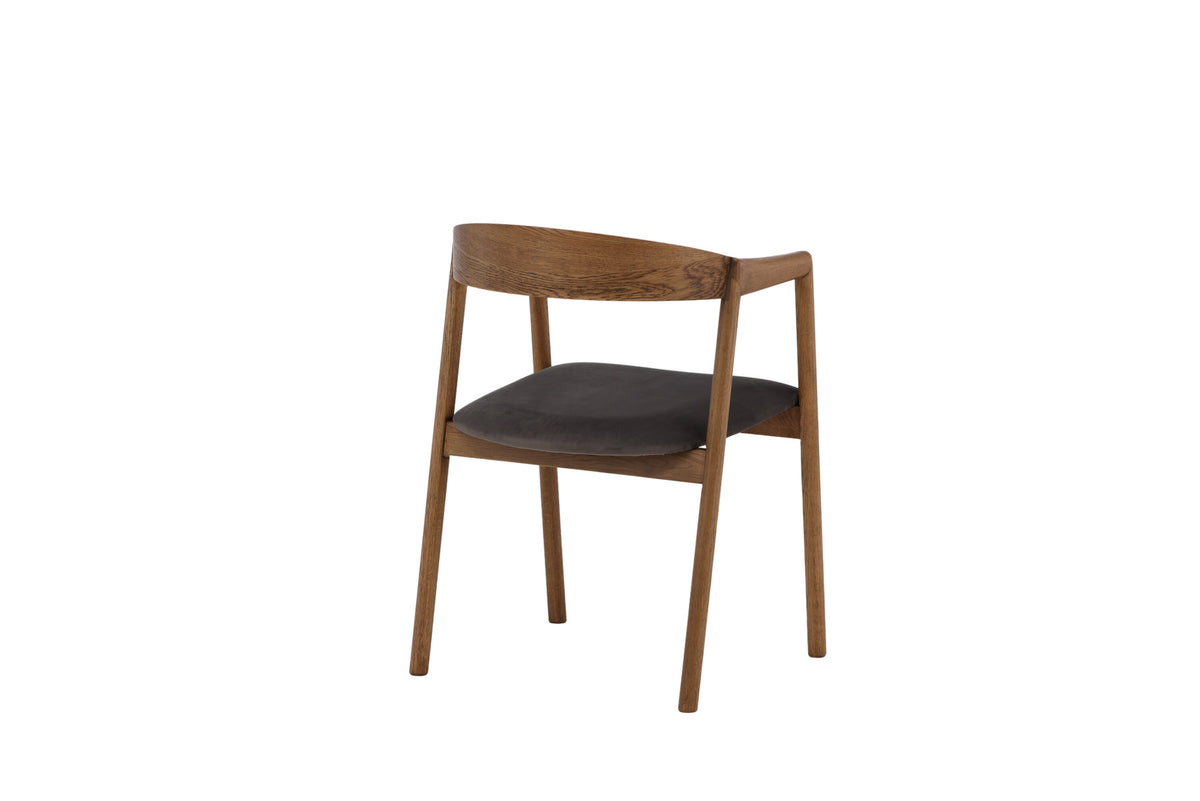 Långön Esszimmerstuhl in Braun präsentiert im Onlineshop von KAQTU Design AG. Stuhl mit Armlehne ist von Vind