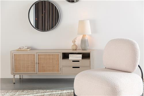 SIDEBOARD AMAYA in Beige präsentiert im Onlineshop von KAQTU Design AG. Sideboard ist von White Label Living