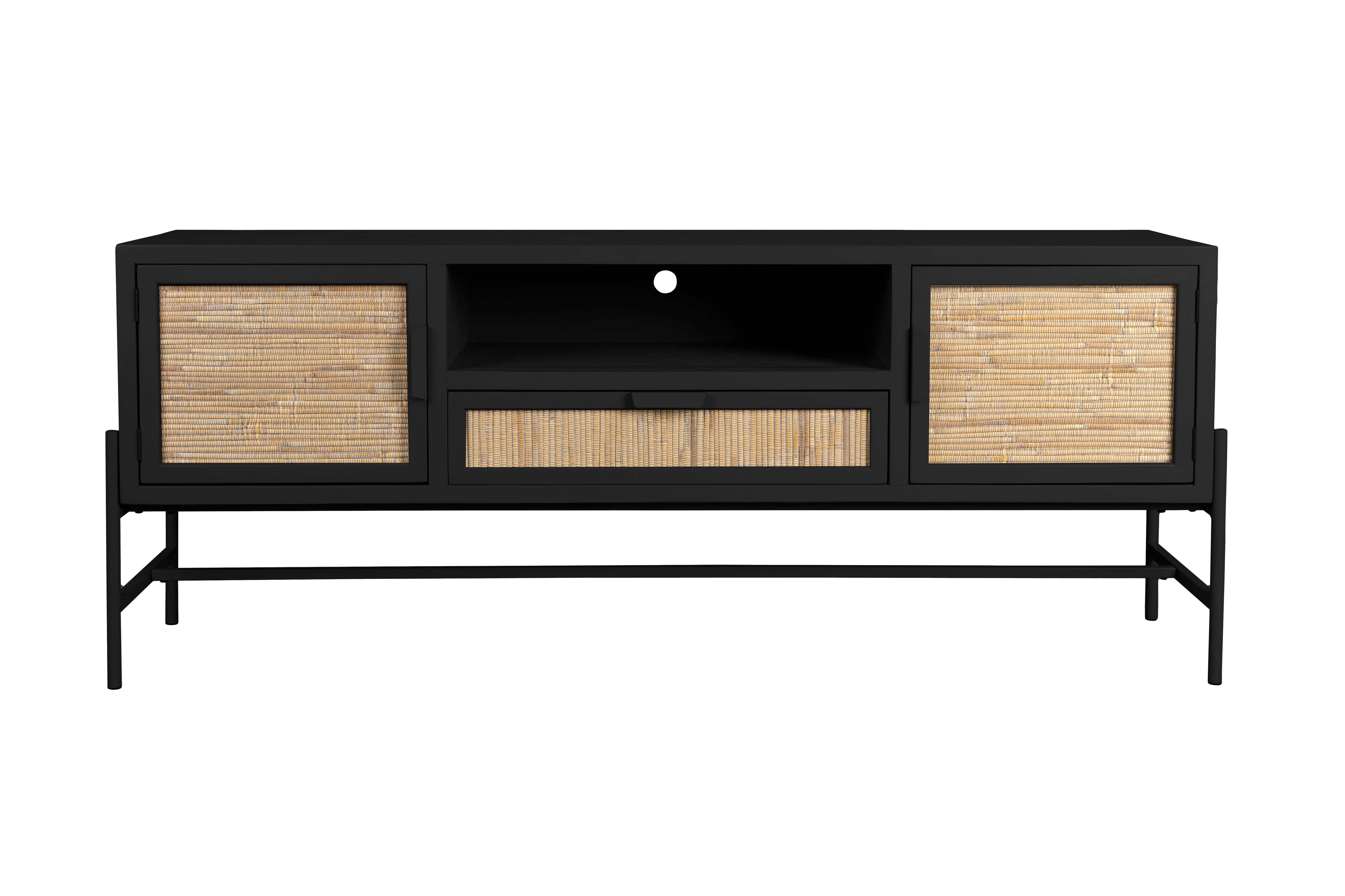 Sideboard Yasu in Schwarz präsentiert im Onlineshop von KAQTU Design AG. Sideboard ist von Dutchbone