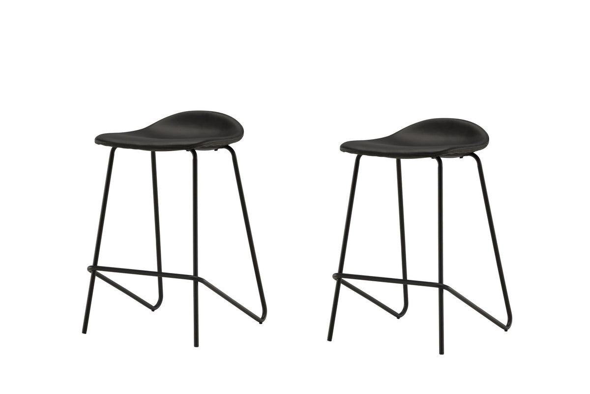 Grebbestad Barstuhl in Schwarz präsentiert im Onlineshop von KAQTU Design AG. Barstuhl ist von Vind
