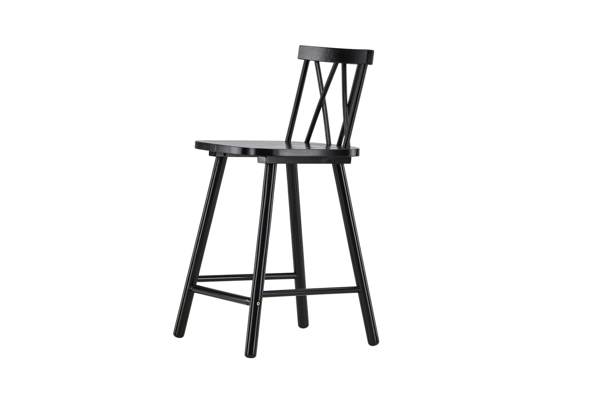 Mollöström Barstuhl in Schwarz präsentiert im Onlineshop von KAQTU Design AG. Barstuhl ist von Vind