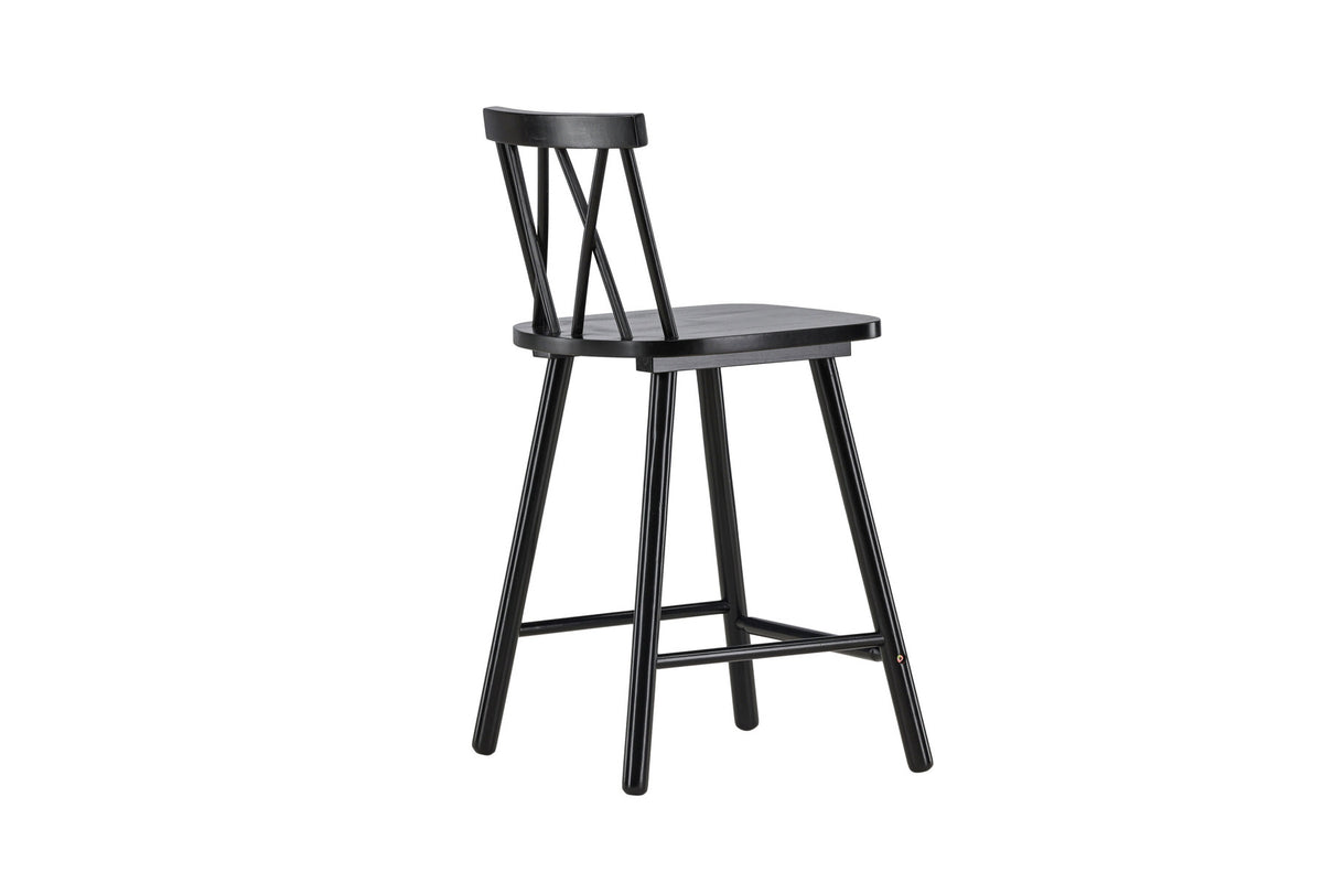 Mollöström Barstuhl in Schwarz präsentiert im Onlineshop von KAQTU Design AG. Barstuhl ist von Vind