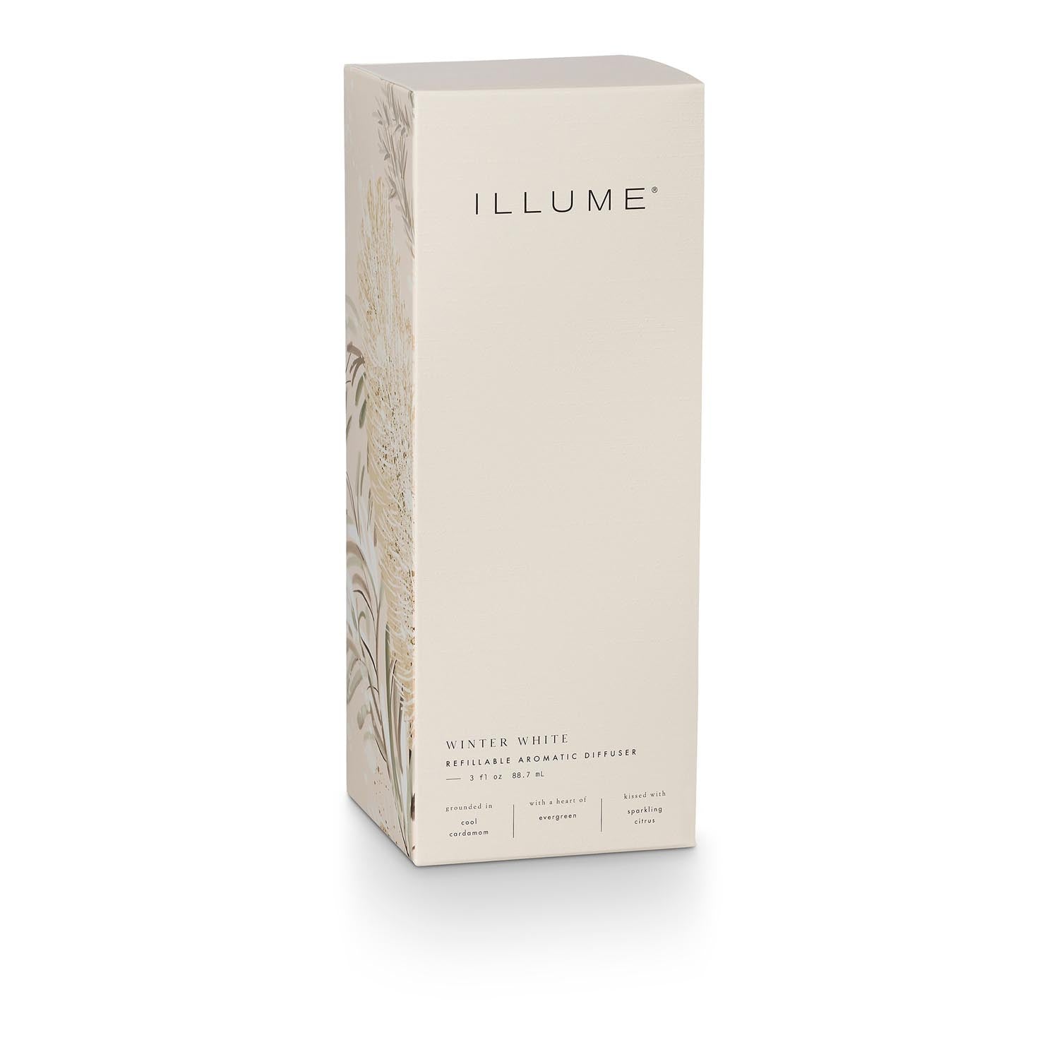 Winter White Scent Diffuser, Weiss, in Weiß präsentiert im Onlineshop von KAQTU Design AG. Duftöl ist von Illume