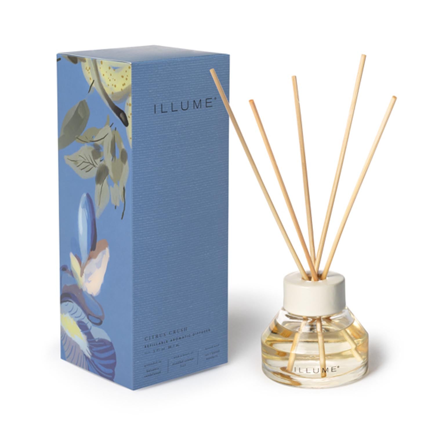 Citrus Crush Scent Diffuser, Blue, in Blau präsentiert im Onlineshop von KAQTU Design AG. Duftöl ist von Illume