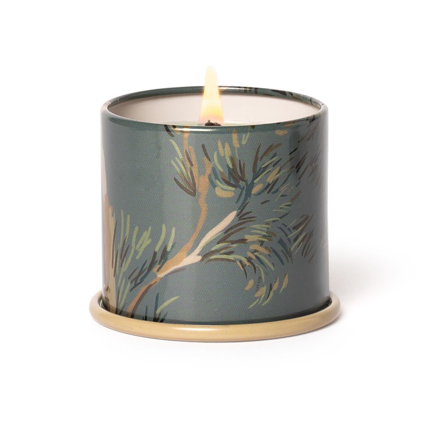 Hinoki Sage Demi Vanity Tin Kerze, Grün, in Grün präsentiert im Onlineshop von KAQTU Design AG. Duftkerze ist von Illume