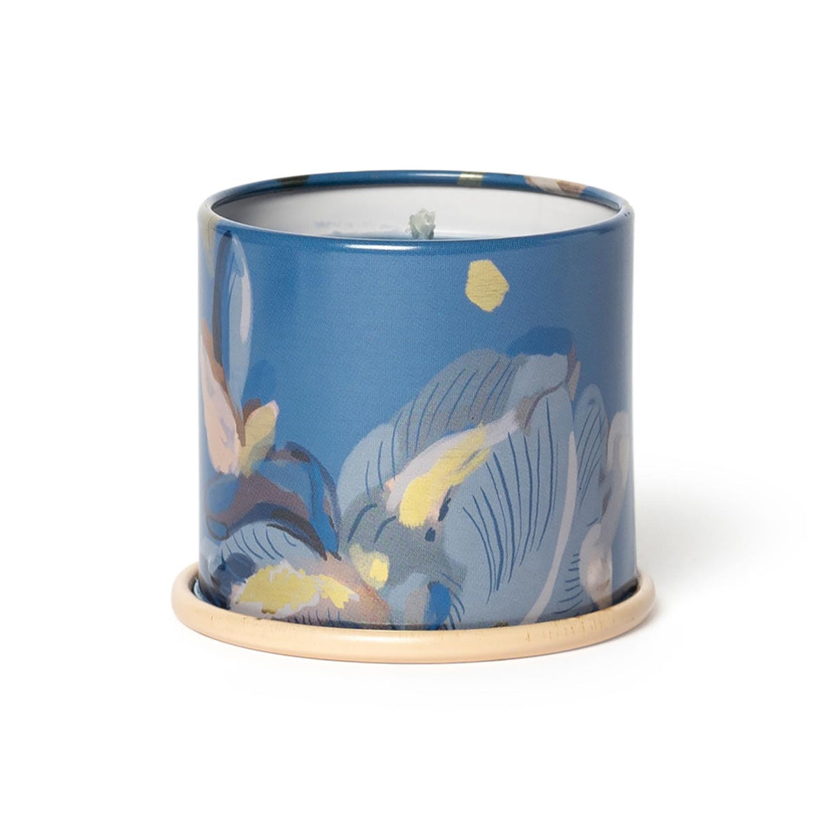Citrus Crush Demi Vanity Tin Kerze, Blau, in Blau präsentiert im Onlineshop von KAQTU Design AG. Duftkerze ist von Illume