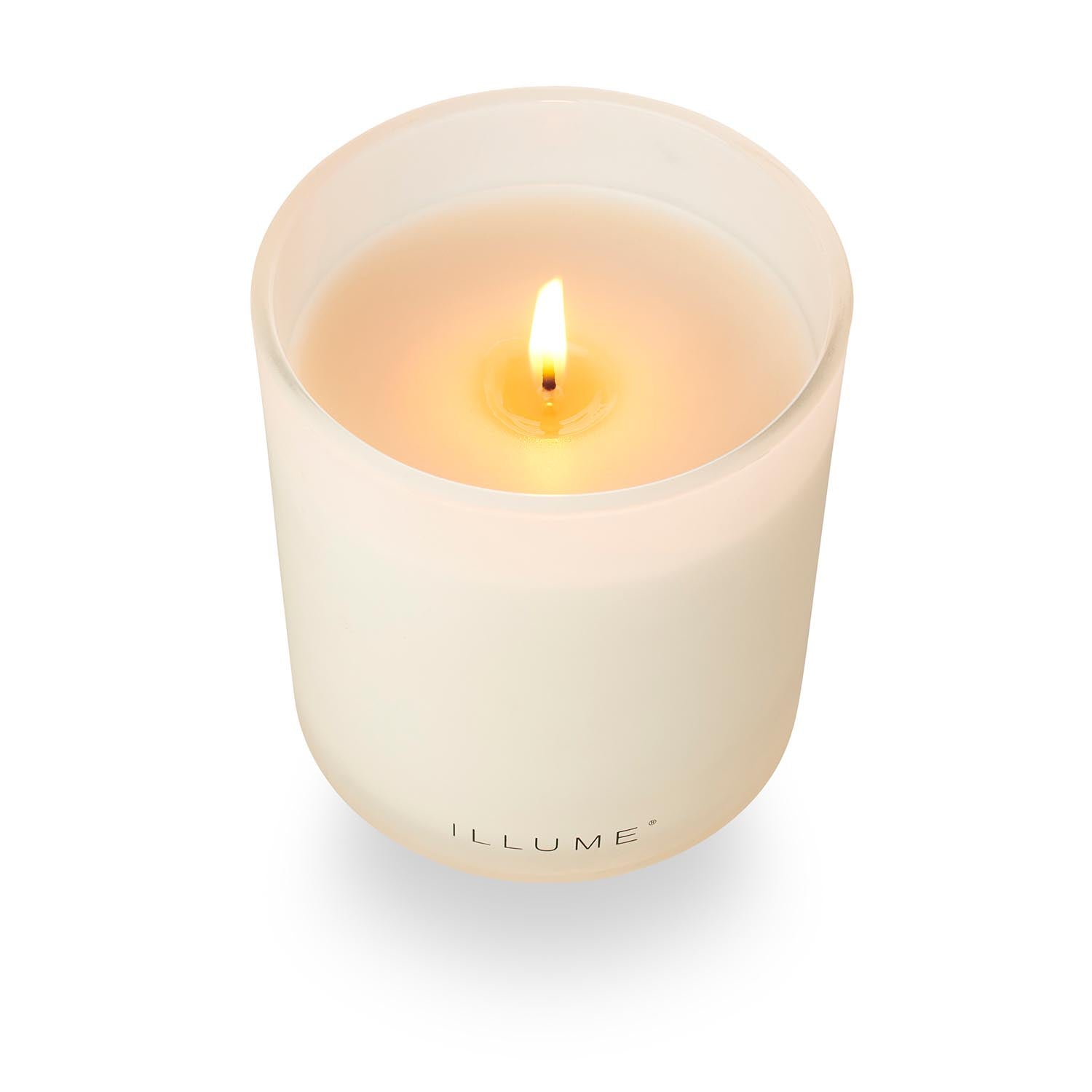 Driftwood Box Glass Candle, Weiss, in Weiß präsentiert im Onlineshop von KAQTU Design AG. Duftkerze ist von Illume