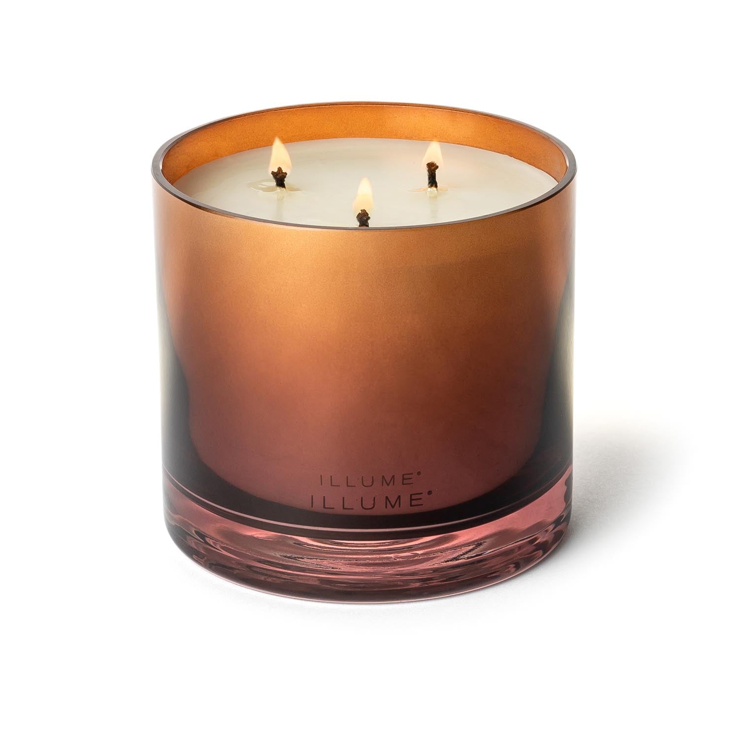 Terra Tabac Statement Glas Kerze, Braun, in Braun präsentiert im Onlineshop von KAQTU Design AG. Duftkerze ist von Illume
