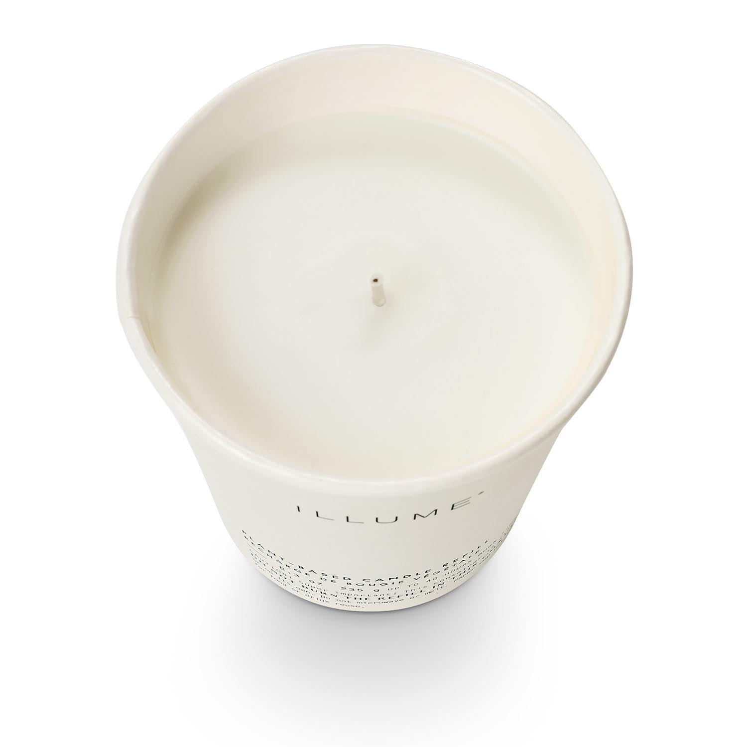 Hinoki Sage Kerze Refill, Weiss, in Weiß präsentiert im Onlineshop von KAQTU Design AG. Duftkerze ist von Illume