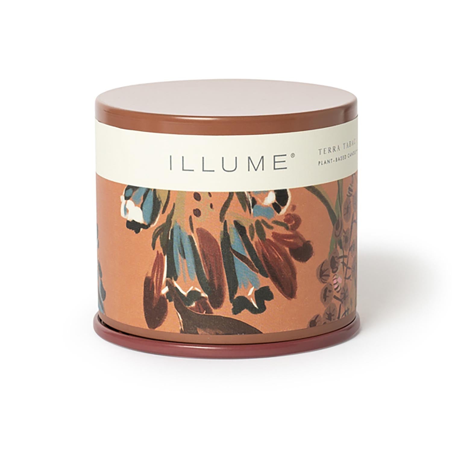 Terra Tabac Vanity Tin Duftkerze, Braun, in Braun präsentiert im Onlineshop von KAQTU Design AG. Duftkerze ist von Illume