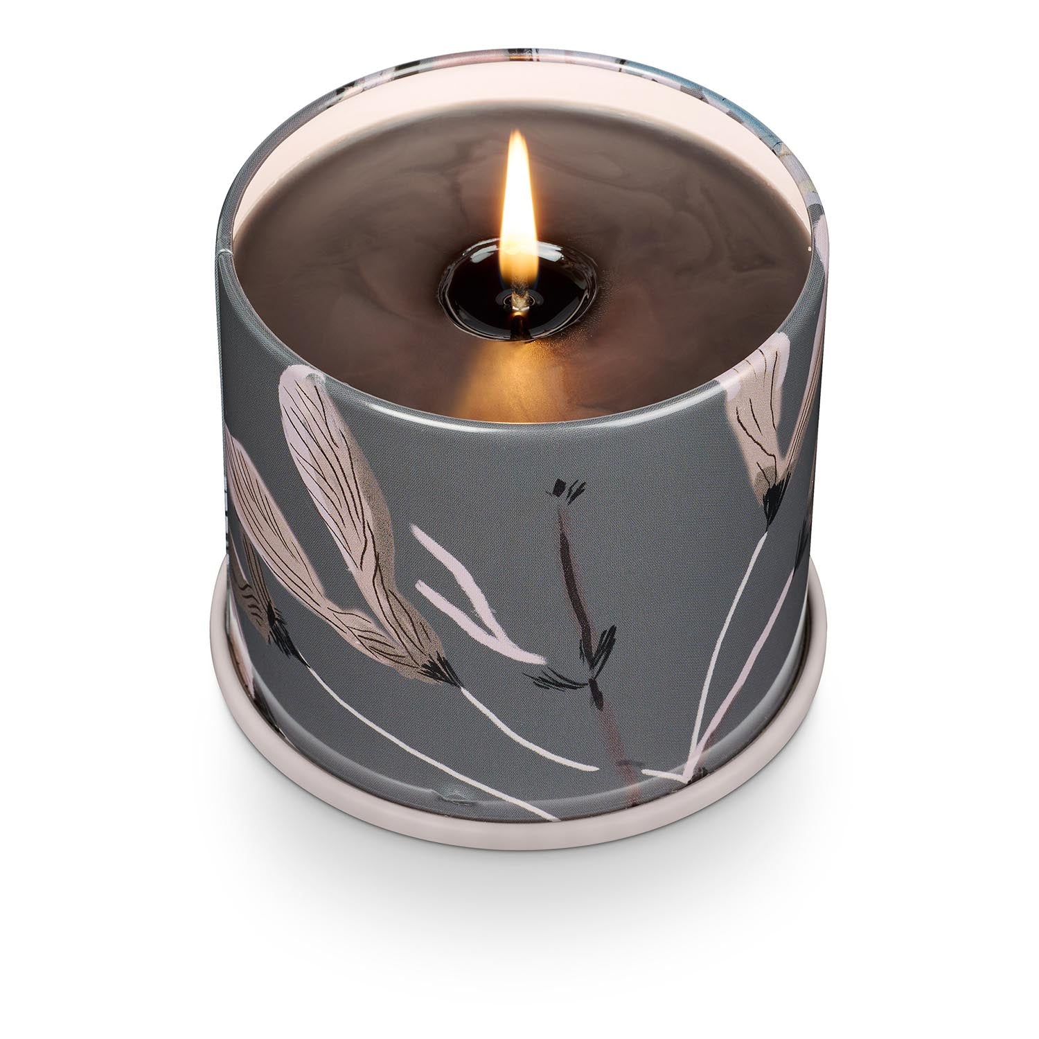 Woodfire Vanity Tin Duftkerze, Braun, in Braun präsentiert im Onlineshop von KAQTU Design AG. Duftkerze ist von Illume