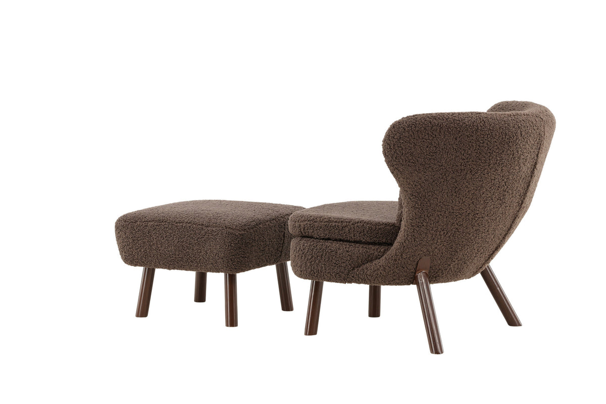 Ryxö Sessel in Braun präsentiert im Onlineshop von KAQTU Design AG. Sessel ist von Vind