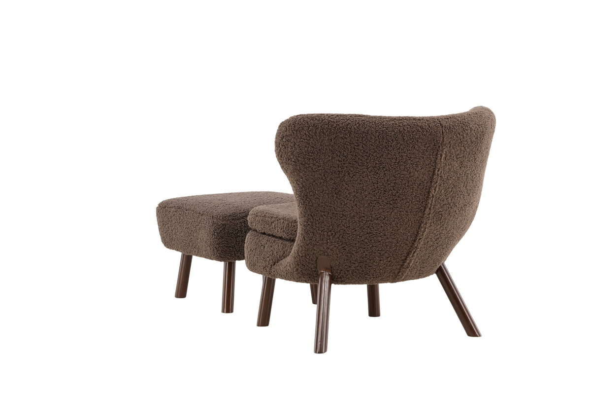 Ryxö Sessel in Braun präsentiert im Onlineshop von KAQTU Design AG. Sessel ist von Vind