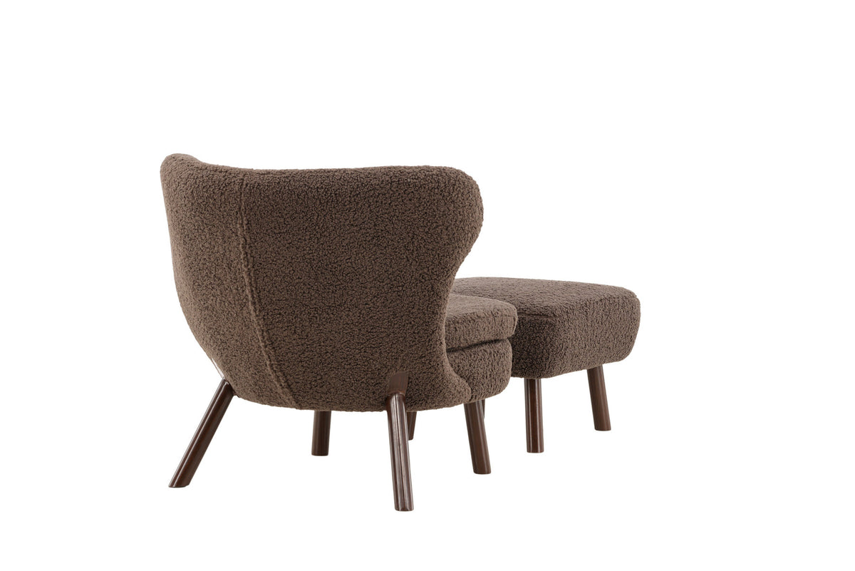 Ryxö Sessel in Braun präsentiert im Onlineshop von KAQTU Design AG. Sessel ist von Vind
