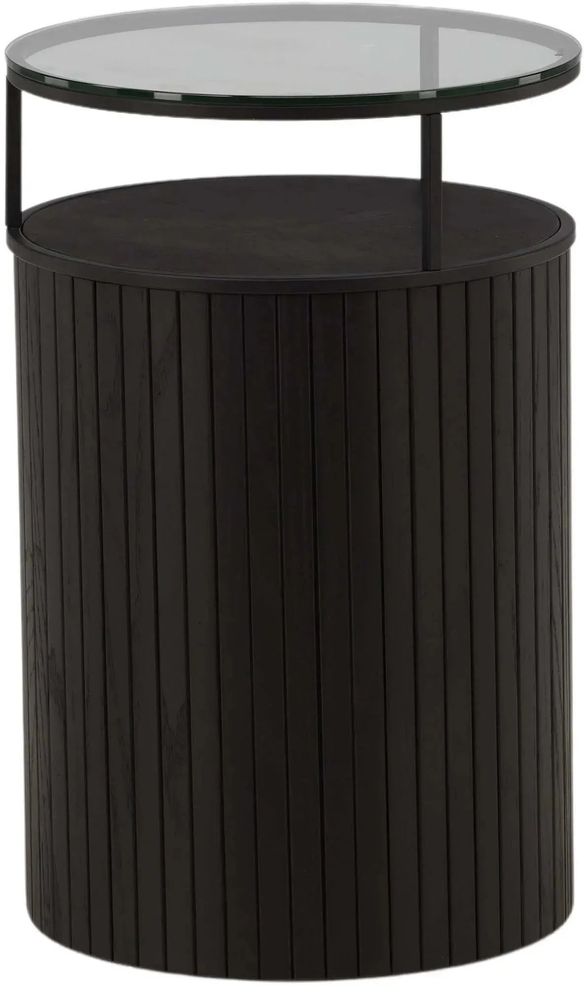 Der Bovall Beistelltisch von Furniture Fashion kombiniert zeitgemäßes Design mit praktischer Funktionalität für moderne Wohnräume.