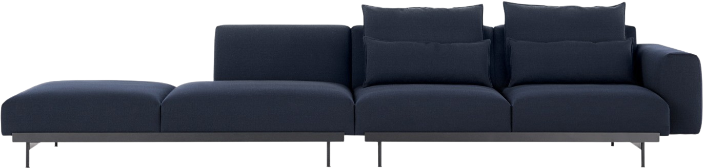 In Situ 4er Sofa offen in Combo 2: Vidar 554 präsentiert im Onlineshop von KAQTU Design AG. 4er Sofa ist von Muuto
