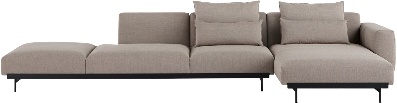 In Situ 4er Sofa offen in Combo 4: Fiord 2622 präsentiert im Onlineshop von KAQTU Design AG. 4er Sofa ist von Muuto