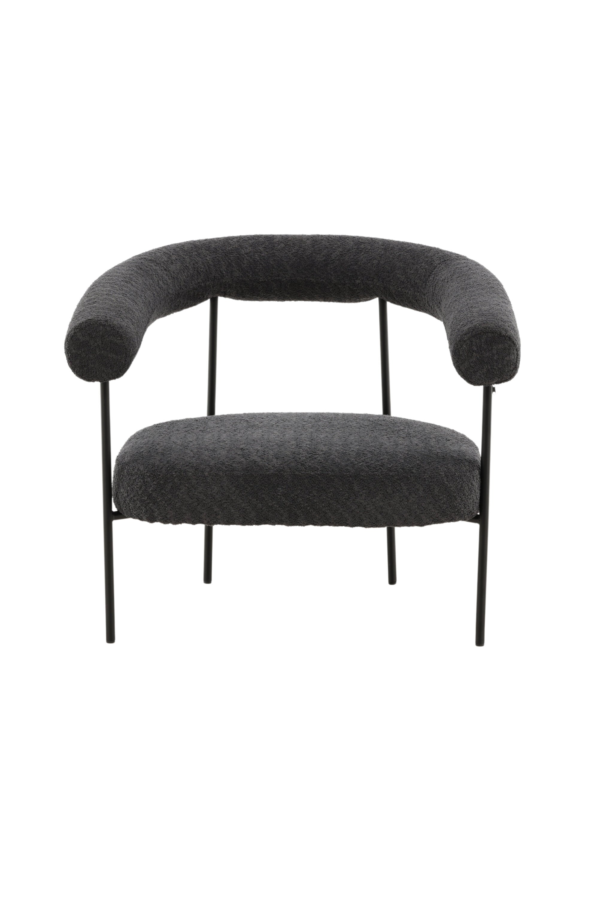 Hökåsen x Josefin Lustig Sessel in Dunkelgrau präsentiert im Onlineshop von KAQTU Design AG. Sessel mit Armlehnen ist von Vind