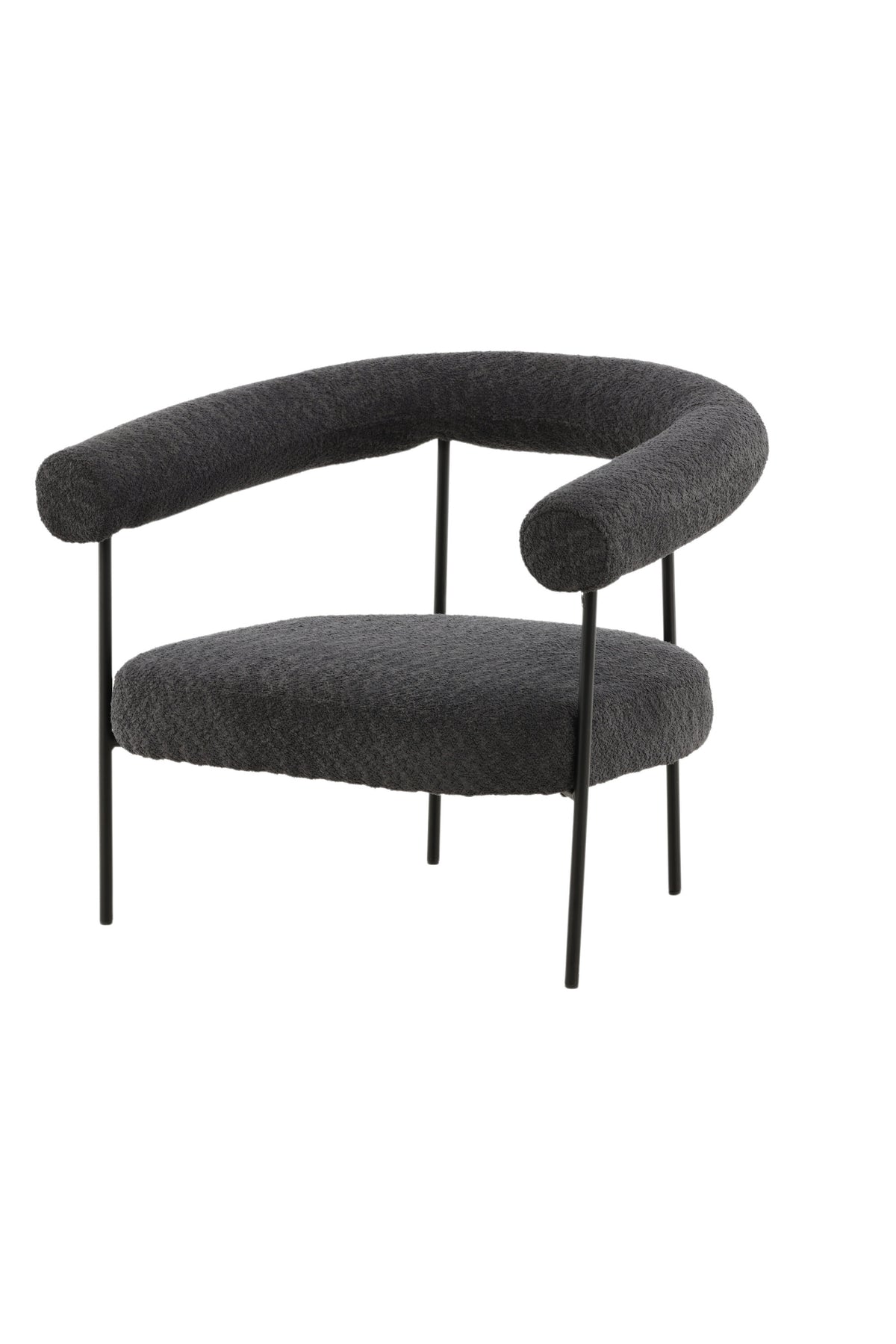Hökåsen x Josefin Lustig Sessel in Dunkelgrau präsentiert im Onlineshop von KAQTU Design AG. Sessel mit Armlehnen ist von Vind