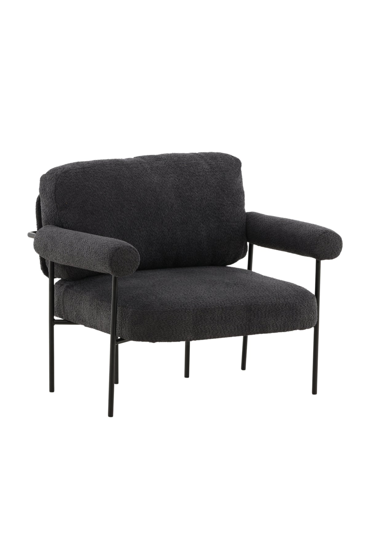 Tillberga x Josefin Lustig Sessel in Dunkelgrau präsentiert im Onlineshop von KAQTU Design AG. Sessel mit Armlehnen ist von Vind