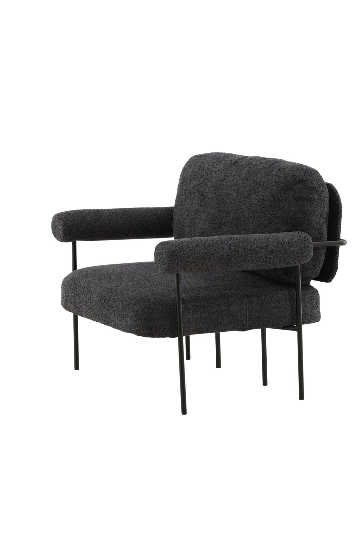 Tillberga x Josefin Lustig Sessel in Dunkelgrau präsentiert im Onlineshop von KAQTU Design AG. Sessel mit Armlehnen ist von Vind