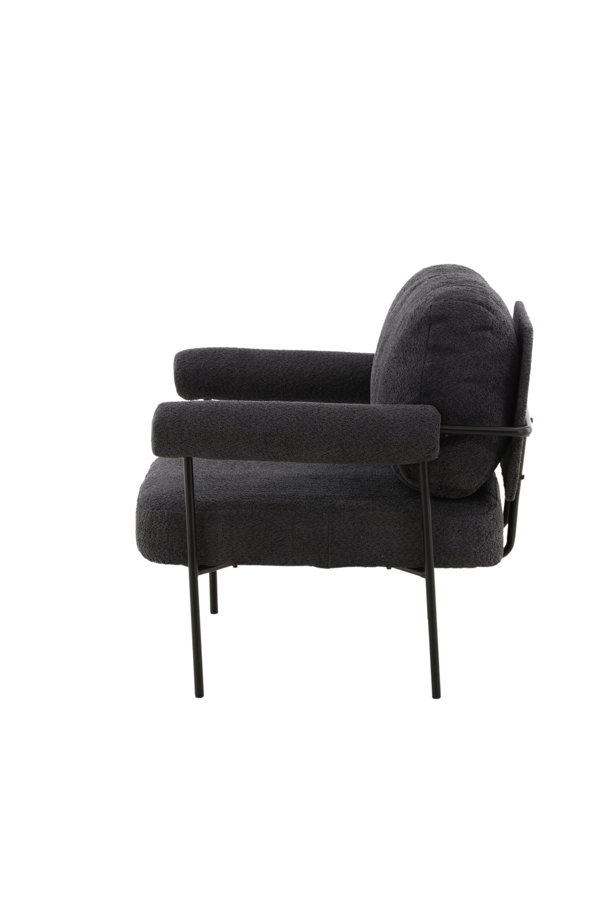 Tillberga x Josefin Lustig Sessel in Dunkelgrau präsentiert im Onlineshop von KAQTU Design AG. Sessel mit Armlehnen ist von Vind