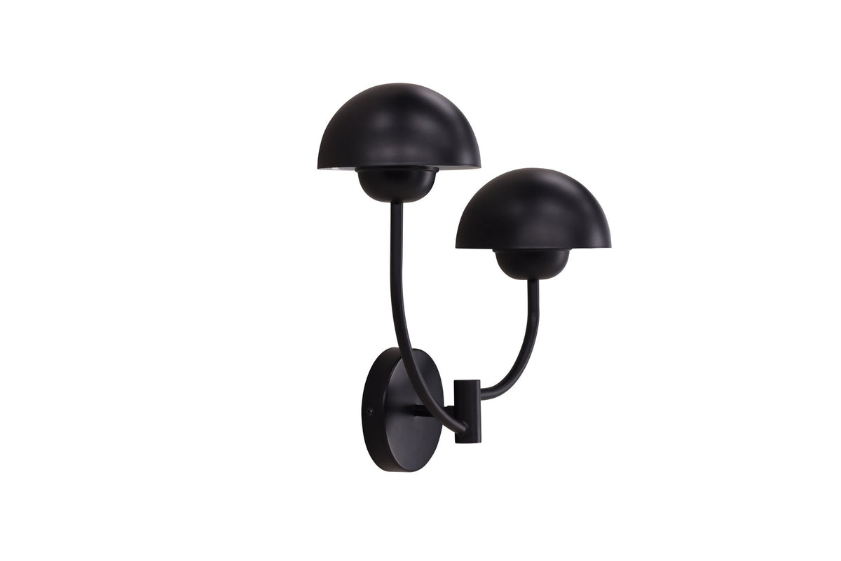 Lyckorna Wandleuchte in Schwarz präsentiert im Onlineshop von KAQTU Design AG. Wandleuchte ist von Vind