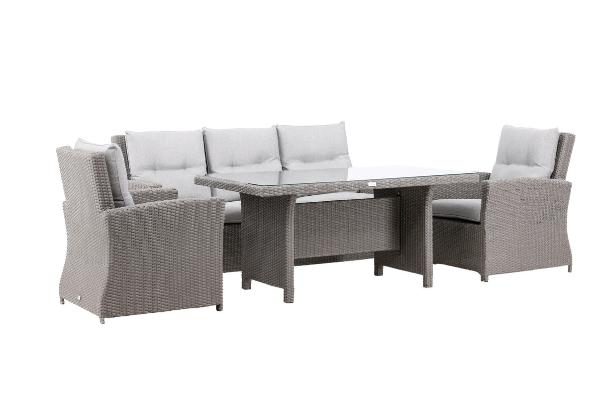 Brentwood Sofagarnitur in Grau präsentiert im Onlineshop von KAQTU Design AG. Loungeset ist von Venture Home