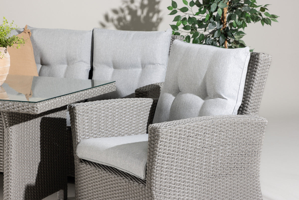Brentwood Sofagarnitur in Grau präsentiert im Onlineshop von KAQTU Design AG. Loungeset ist von Venture Home